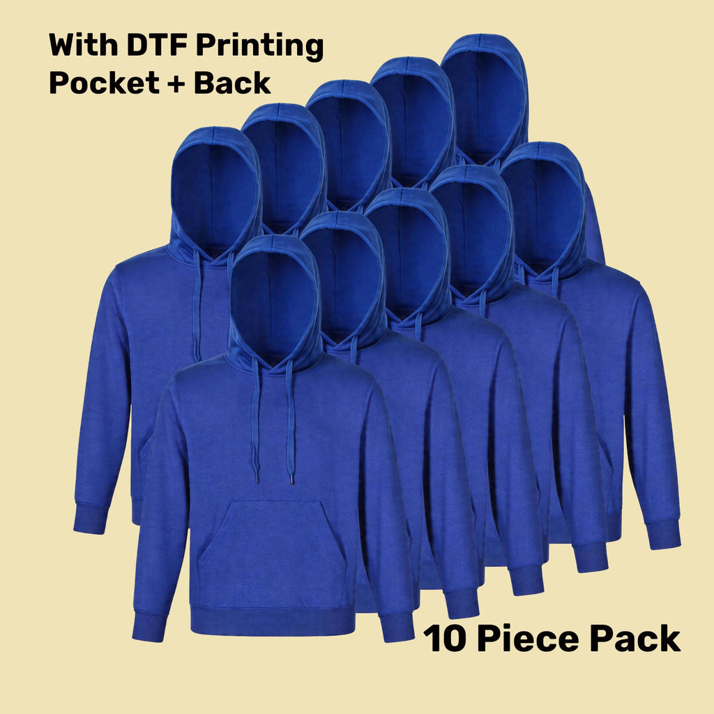 Premium Fleece Hoodie Pack (5 or 10) – Special Offer | Quality Hoodie with Custom Printing