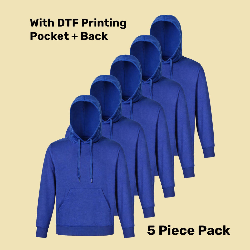 Premium Fleece Hoodie Pack (5 or 10) – Special Offer | Quality Hoodie with Custom Printing
