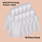 Premium Fleece Hoodie Pack (5 or 10) – Special Offer | Quality Hoodie with Custom Printing