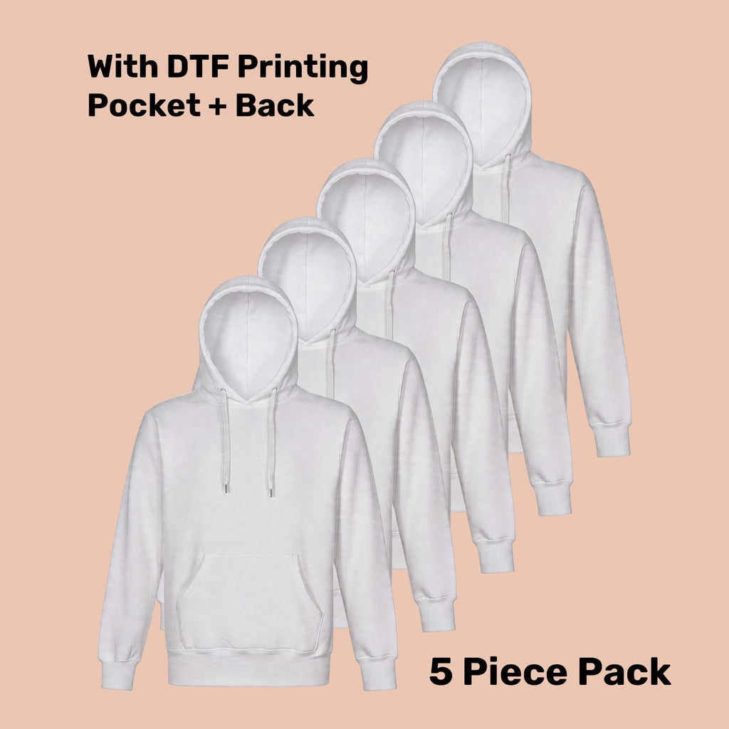 Premium Fleece Hoodie Pack (5 or 10) – Special Offer | Quality Hoodie with Custom Printing