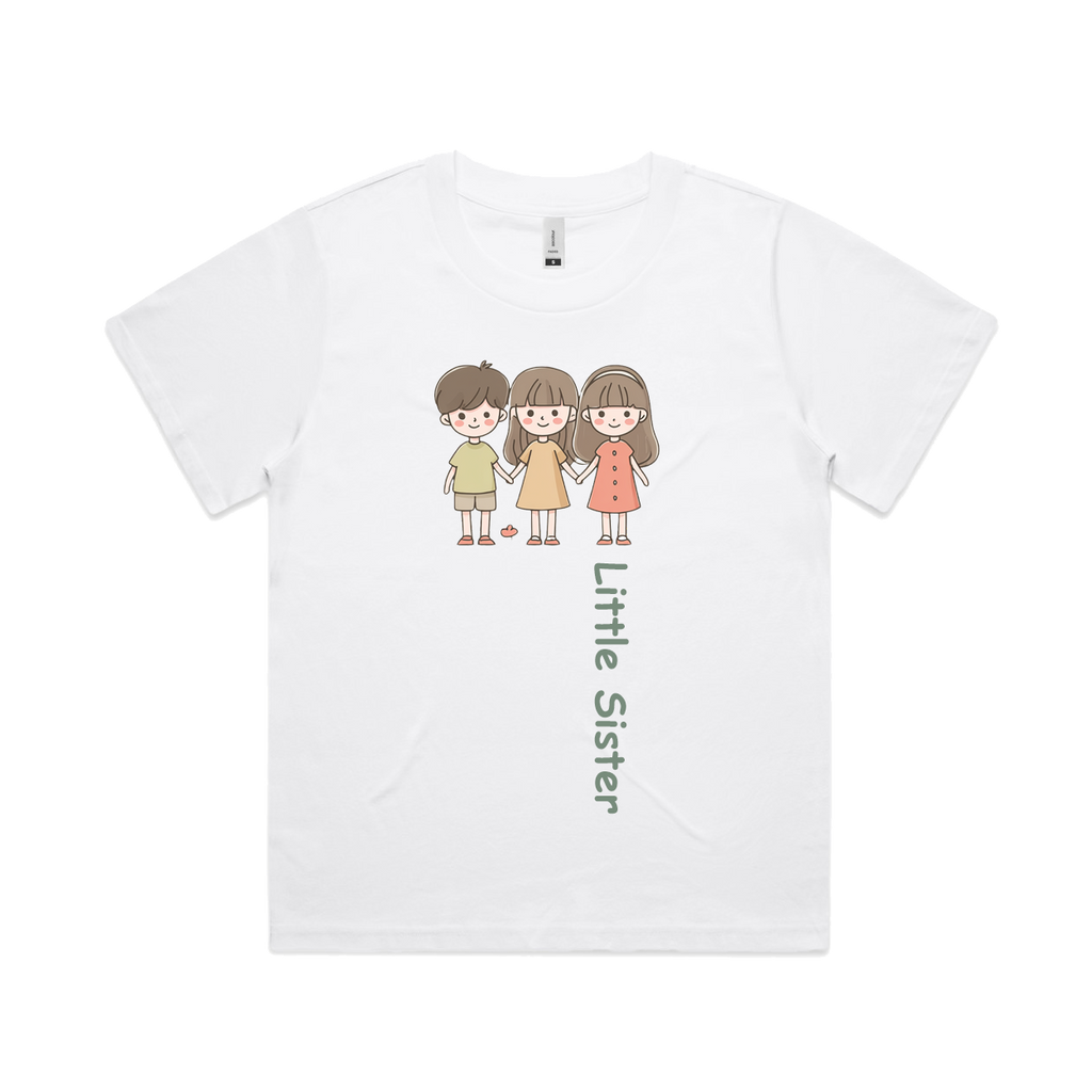 Graphic T-shirt - Siblings Matching Tee (Little Sister)
