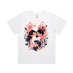 Graphic T-shirt - Sisters Matching Tee (Leaves & Flowers)