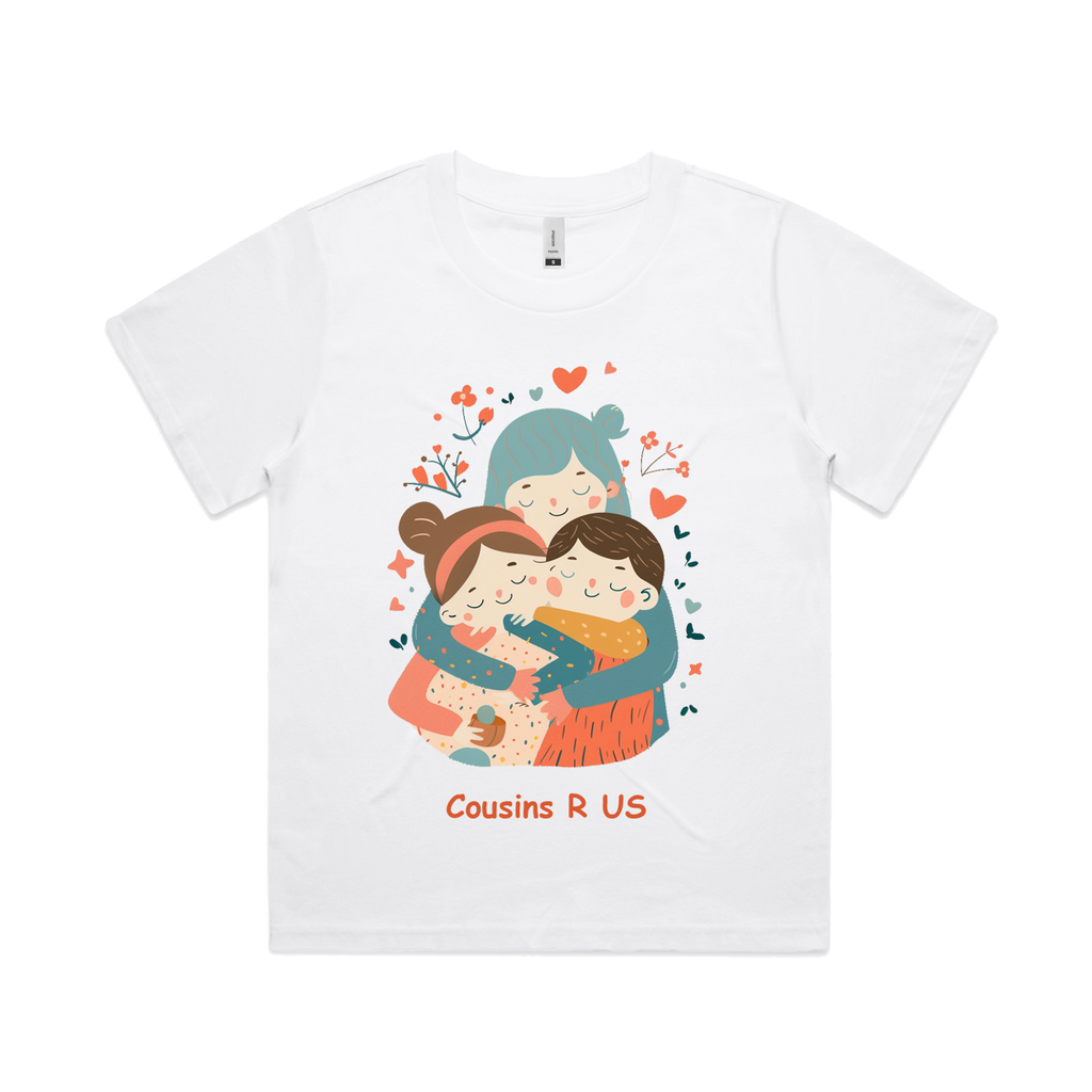 Graphic T-shirt - Brothers & Sisters Matching Tee (Cousins R US, text costomisable)