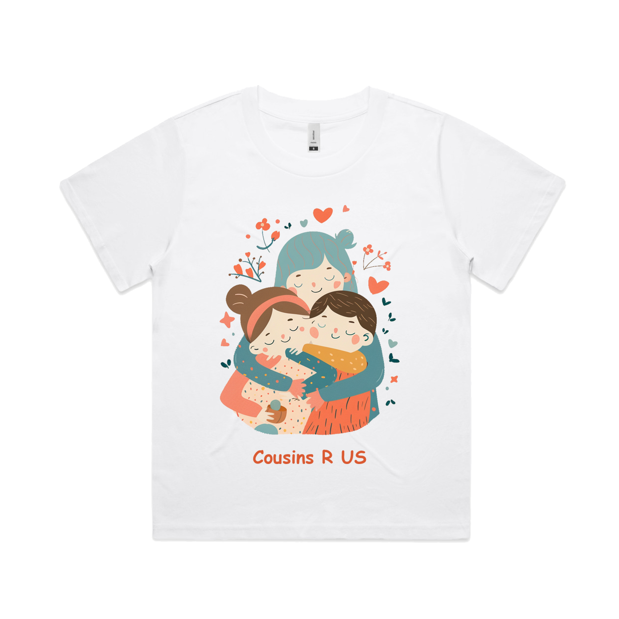 Graphic T-shirt - Brothers & Sisters Matching Tee (Cousins R US, text costomisable)