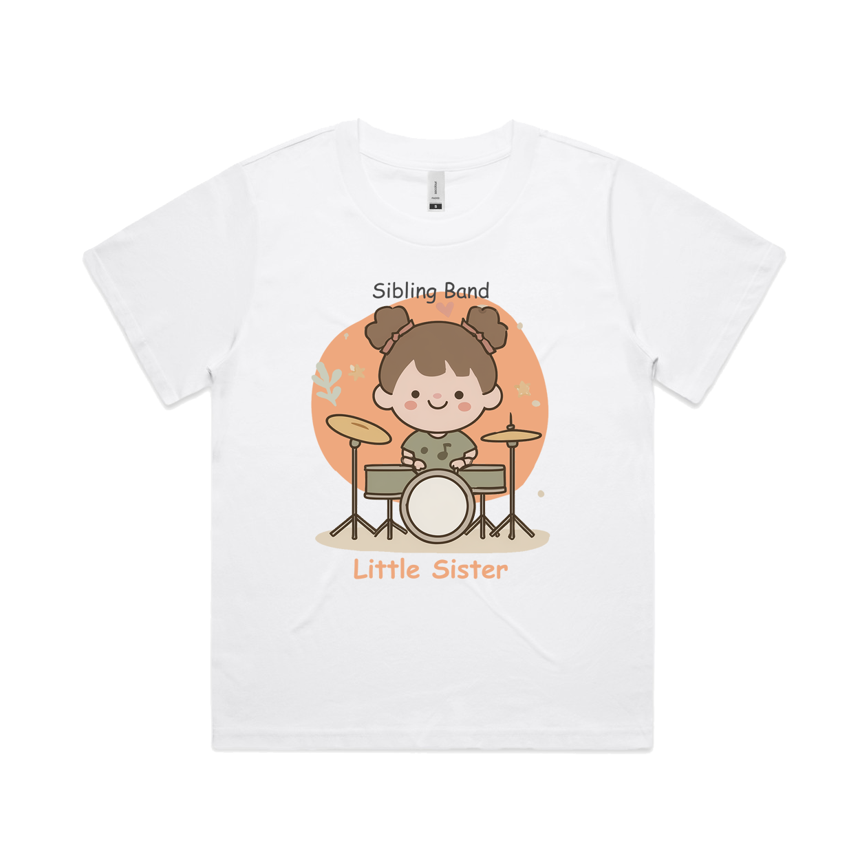 Graphic T-shirt - Drums Girl Matching Tee (Sibling Band)