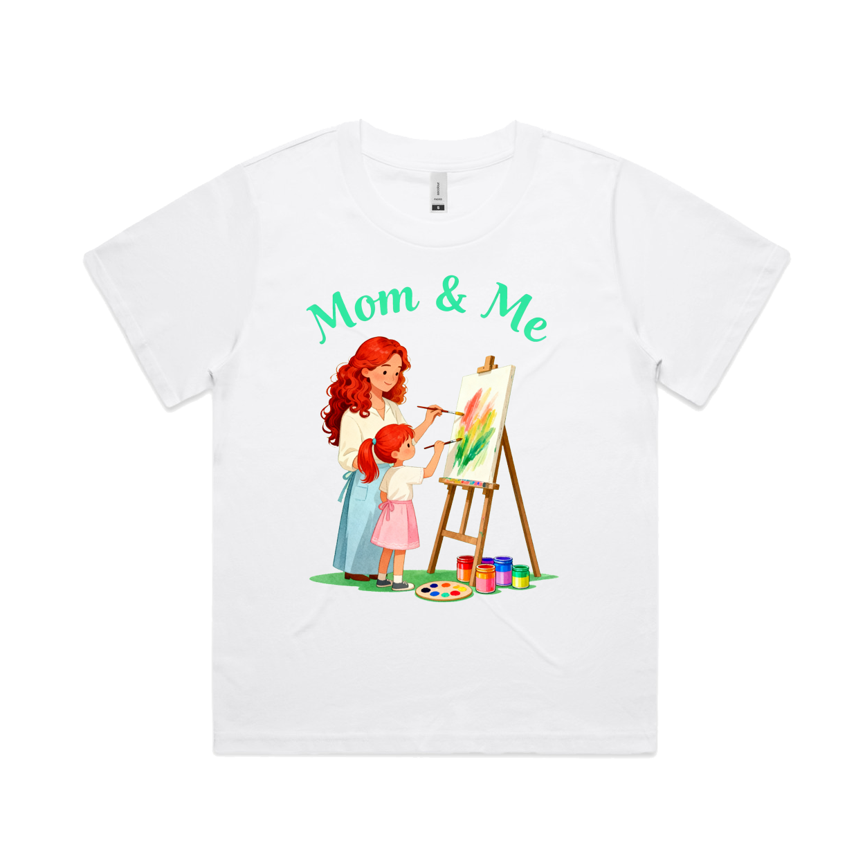 Graphic T-shirt - Painting Matching Tee (Mom & Me)
