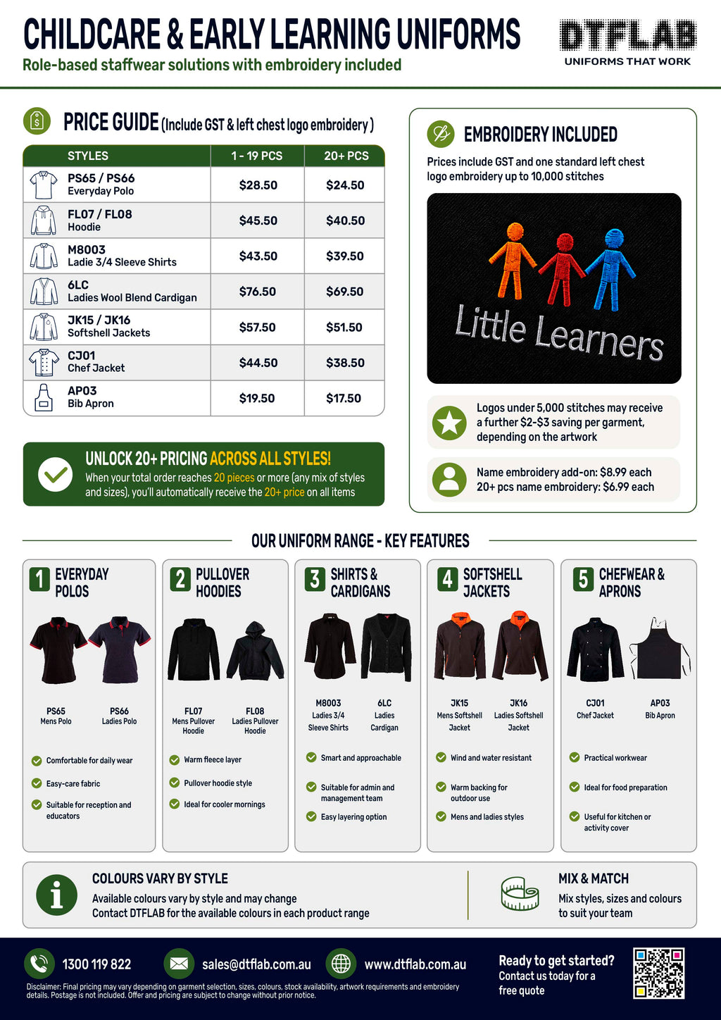 Childcare Mix & Match Bundle