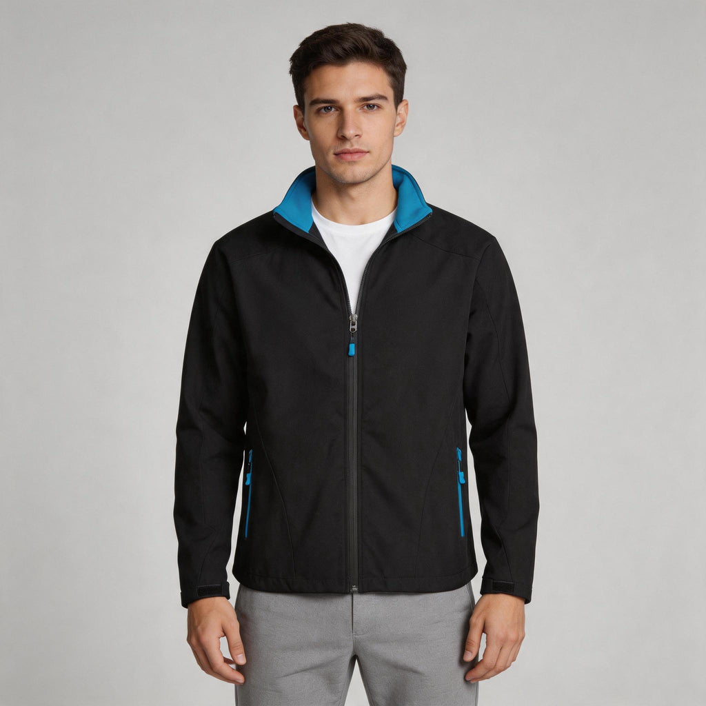 Mens 3-Layer Softshell Jacket Pack | Water Repellent & Windproof with Embroidery or Custom Printing