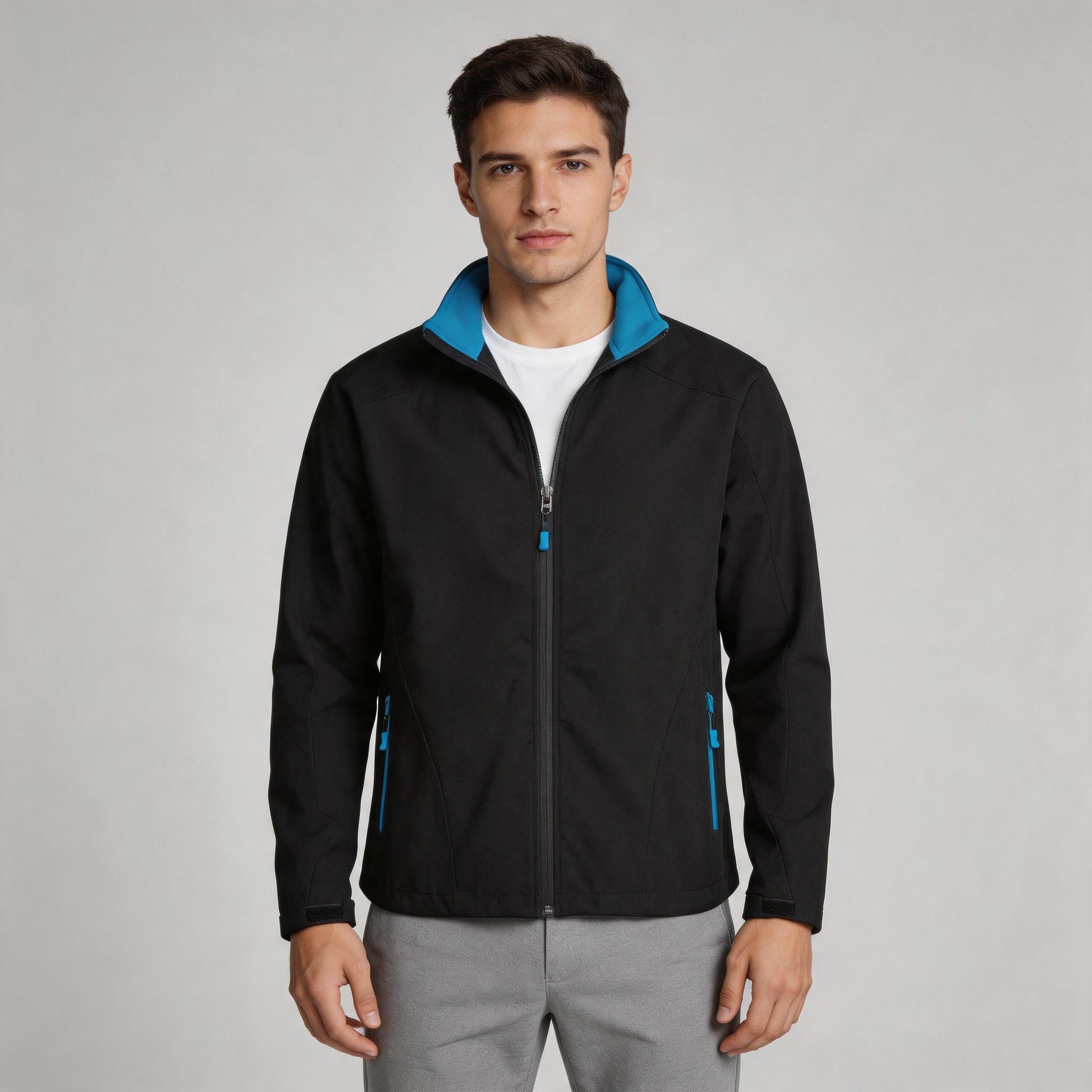 Mens 3-Layer Softshell Jacket Pack | Water Repellent & Windproof with Embroidery or Custom Printing