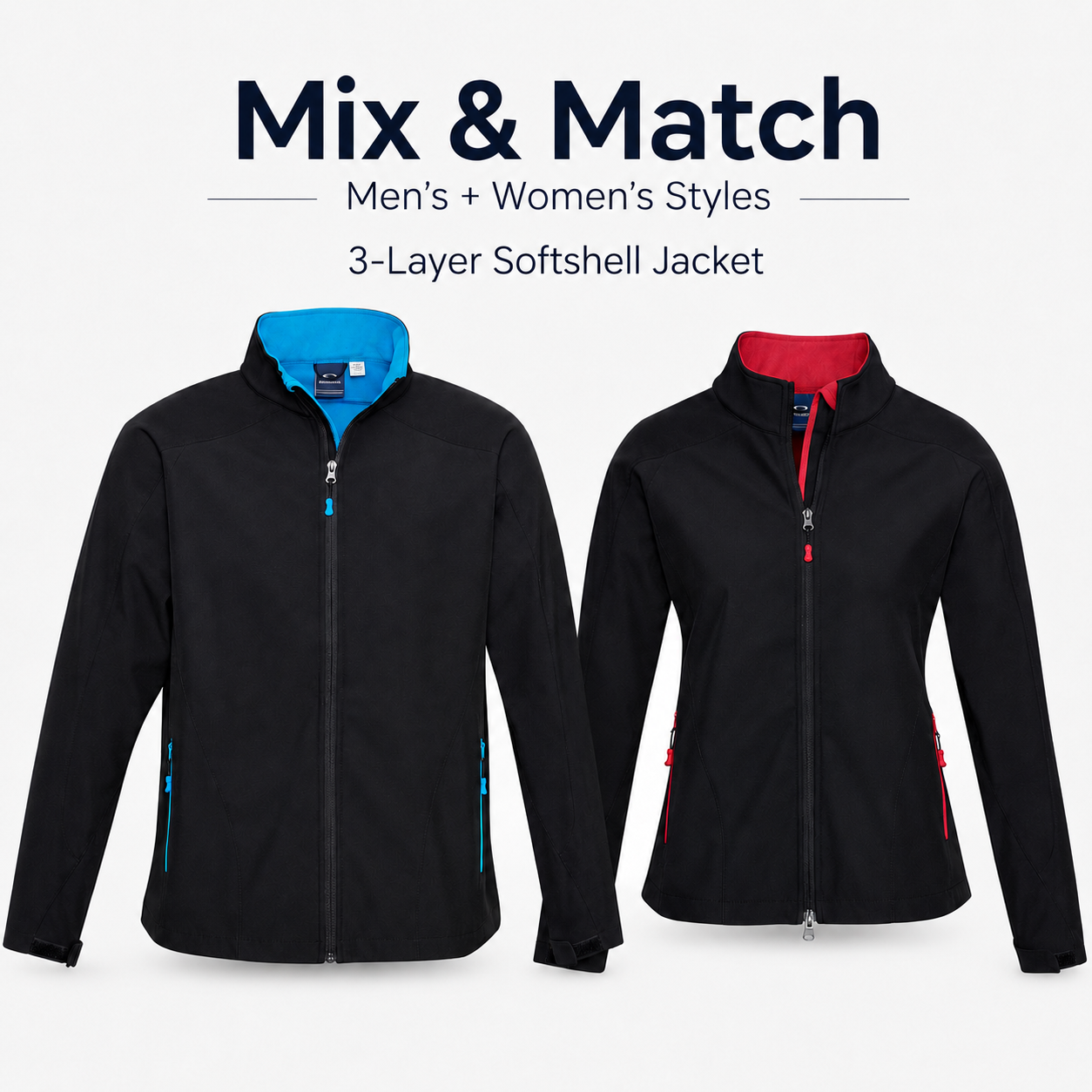 3-Layer Softshell Jacket - Mix & Match
