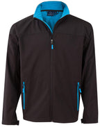Mens Softshell Sports Jacket | 290gsm Water & Wind resistant with Embroidery or Custom Printing