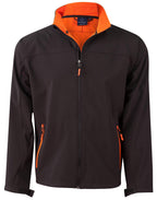 Mens Softshell Sports Jacket | 290gsm Water & Wind resistant with Embroidery or Custom Printing