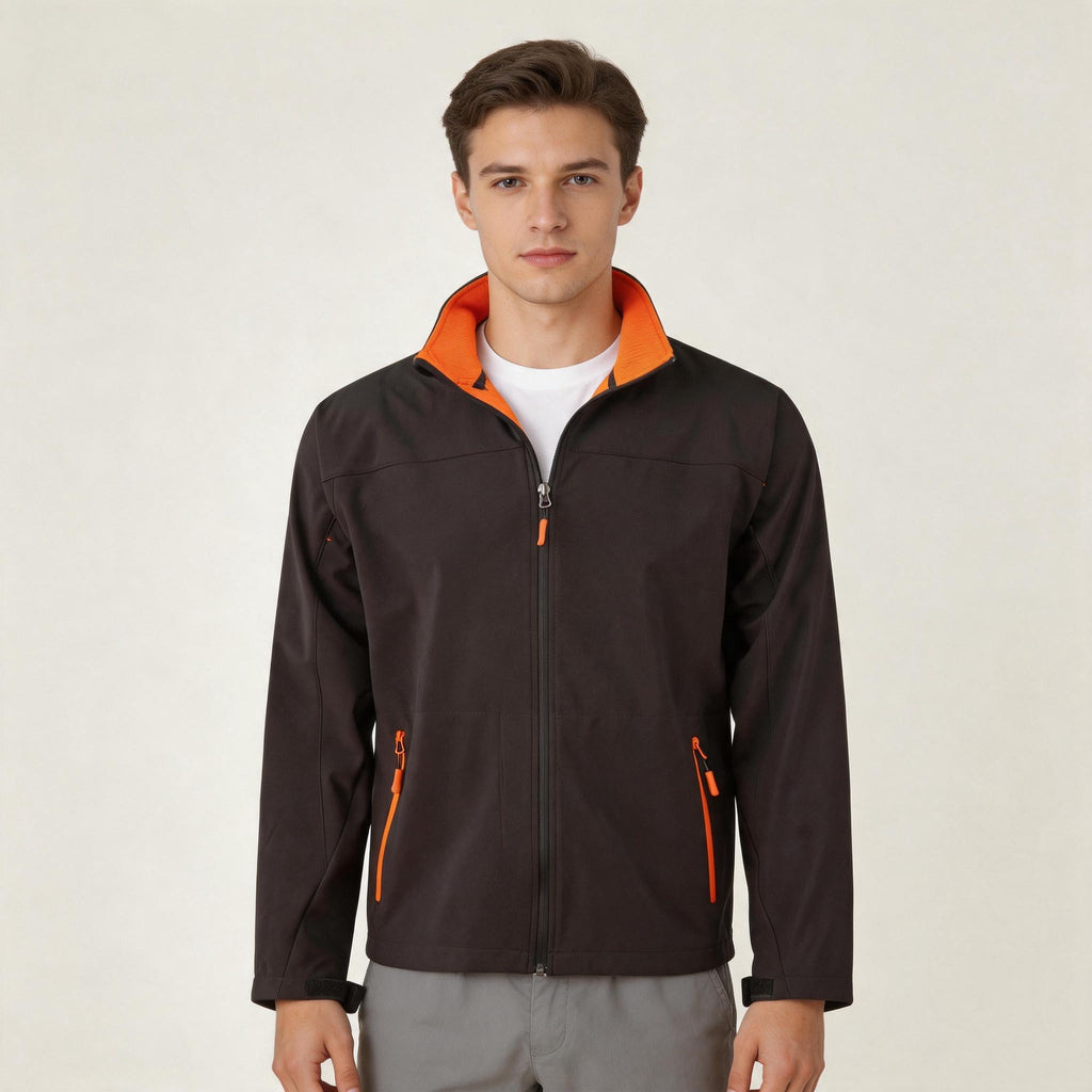 Mens Softshell Sports Jacket | 290gsm Water & Wind resistant with Embroidery or Custom Printing