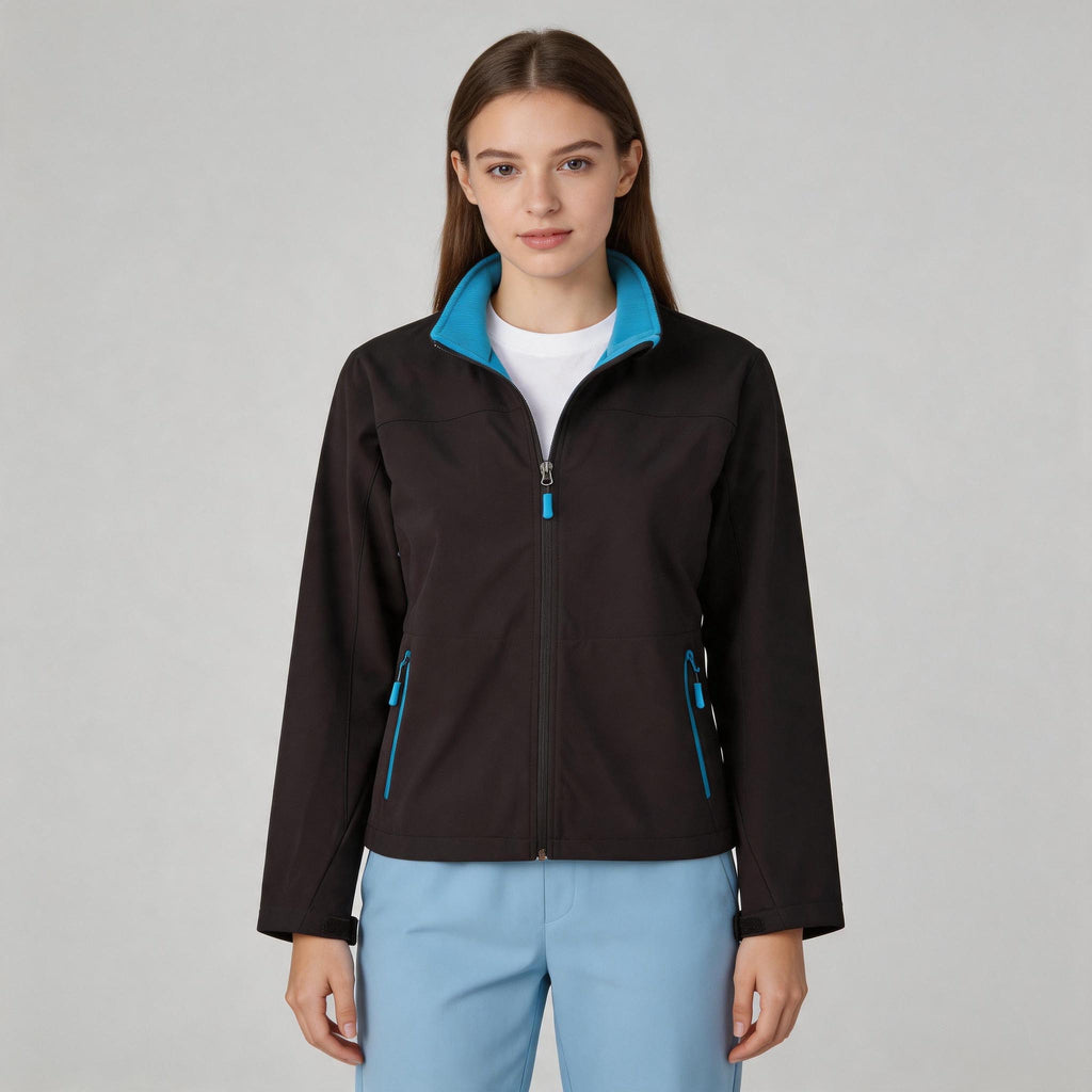 Ladies Softshell Sports Jacket | 290gsm Water & Wind Resistant with Embroidery or Custom Printing