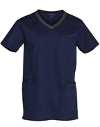 Mens Contrast Trim Scrub| 160gsm Stretch Scrub with Custom Embroidery