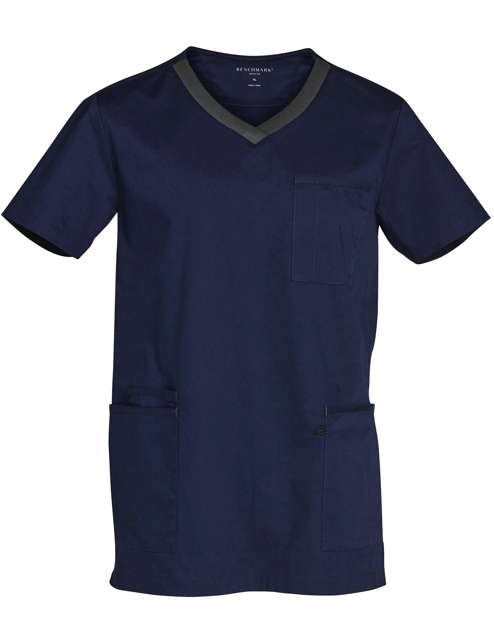 Mens Contrast Trim Scrub| 160gsm Stretch Scrub with Custom Embroidery