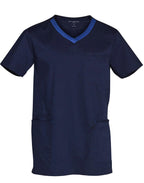Mens Contrast Trim Scrub| 160gsm Stretch Scrub with Custom Embroidery
