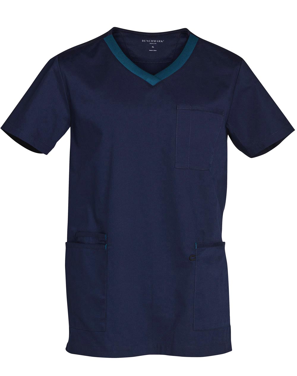 Mens Contrast Trim Scrub| 160gsm Stretch Scrub with Custom Embroidery
