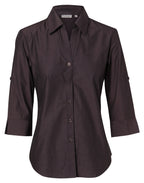 Ladies Nano Tech 3/4 Sleeve Shirt | Nano Silk Protein Finish with Custom Embroidery