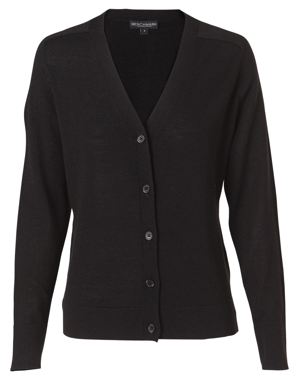 Ladies Merino Wool Cardigan | Premium Knitwear with Custom Embroidery