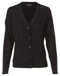 Ladies Merino Wool Cardigan | Premium Knitwear with Custom Embroidery