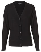 Ladies Merino Wool Cardigan | Premium Knitwear with Custom Embroidery