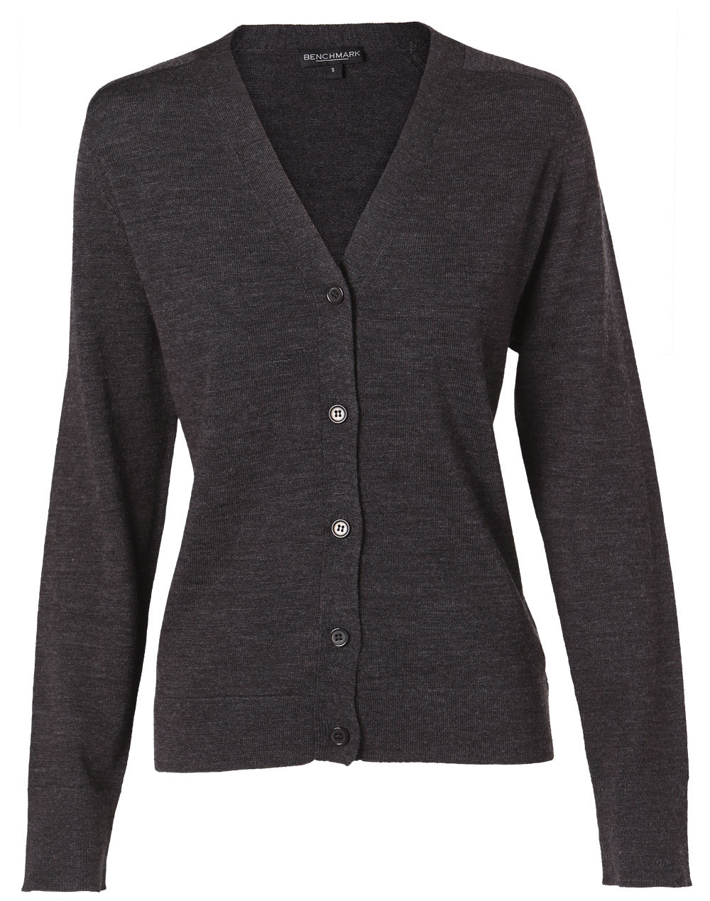 Ladies Merino Wool Cardigan | Premium Knitwear with Custom Embroidery