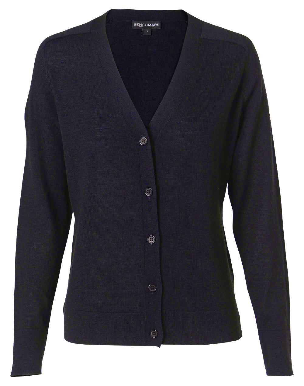 Ladies Merino Wool Cardigan | Premium Knitwear with Custom Embroidery