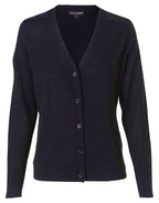 Ladies Merino Wool Cardigan | Premium Knitwear with Custom Embroidery