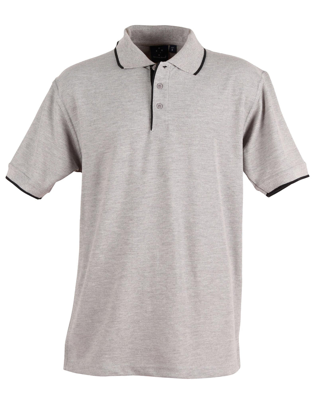 Mens Contrast Pique Polo | 240gsm Poly-Cotton Polo with Embroidery Custom Printing