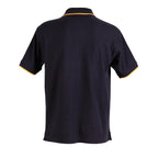 Mens Contrast Pique Polo | 240gsm Poly-Cotton Polo with Embroidery Custom Printing