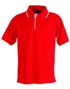 Mens Contrast Pique Polo | 240gsm Poly-Cotton Polo with Embroidery Custom Printing