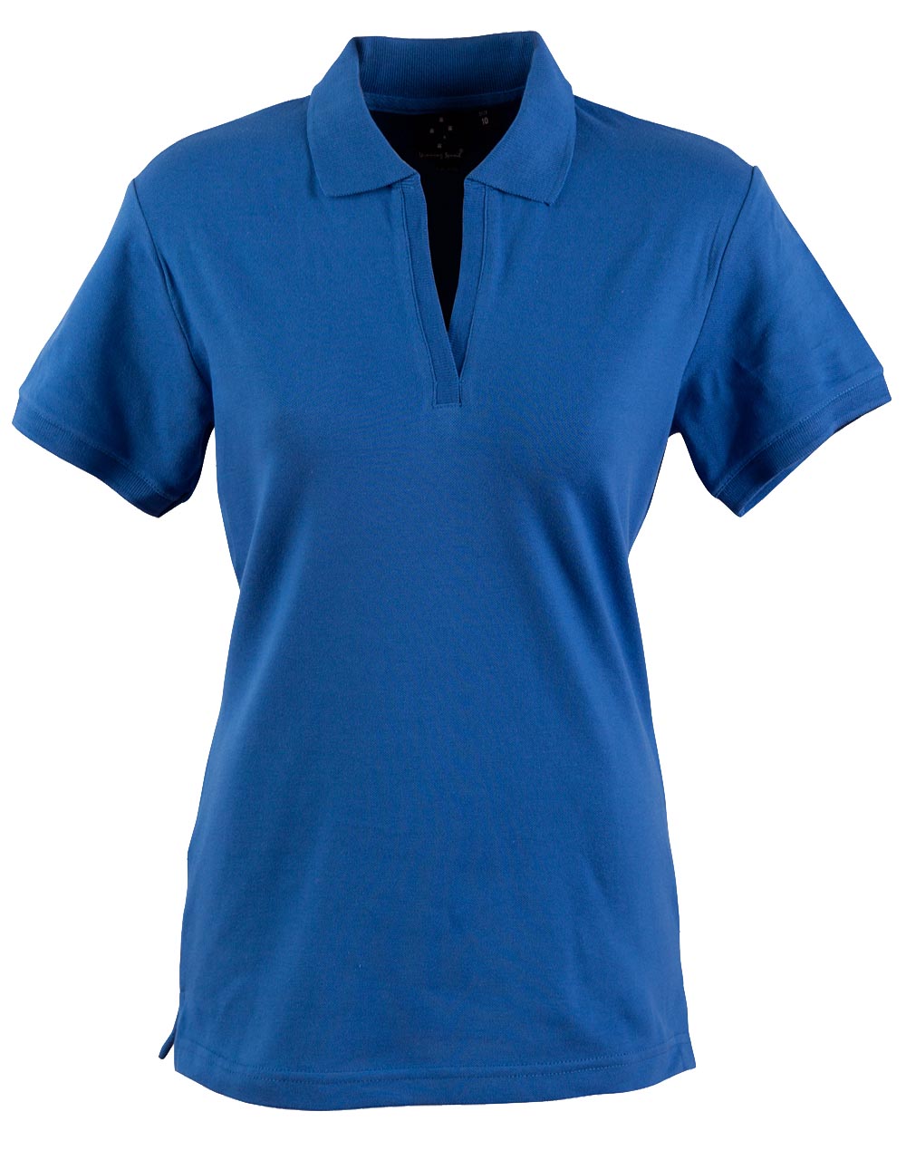 Ladies Buttonless Cotton Stretch Pique Polo | 200gsm Premium Polo with Embroidery or Custom Printing