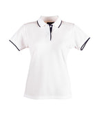 Ladies Contrast Pique Polo | 240gsm Poly-Cotton Polo with Embroidery or Custom Printing