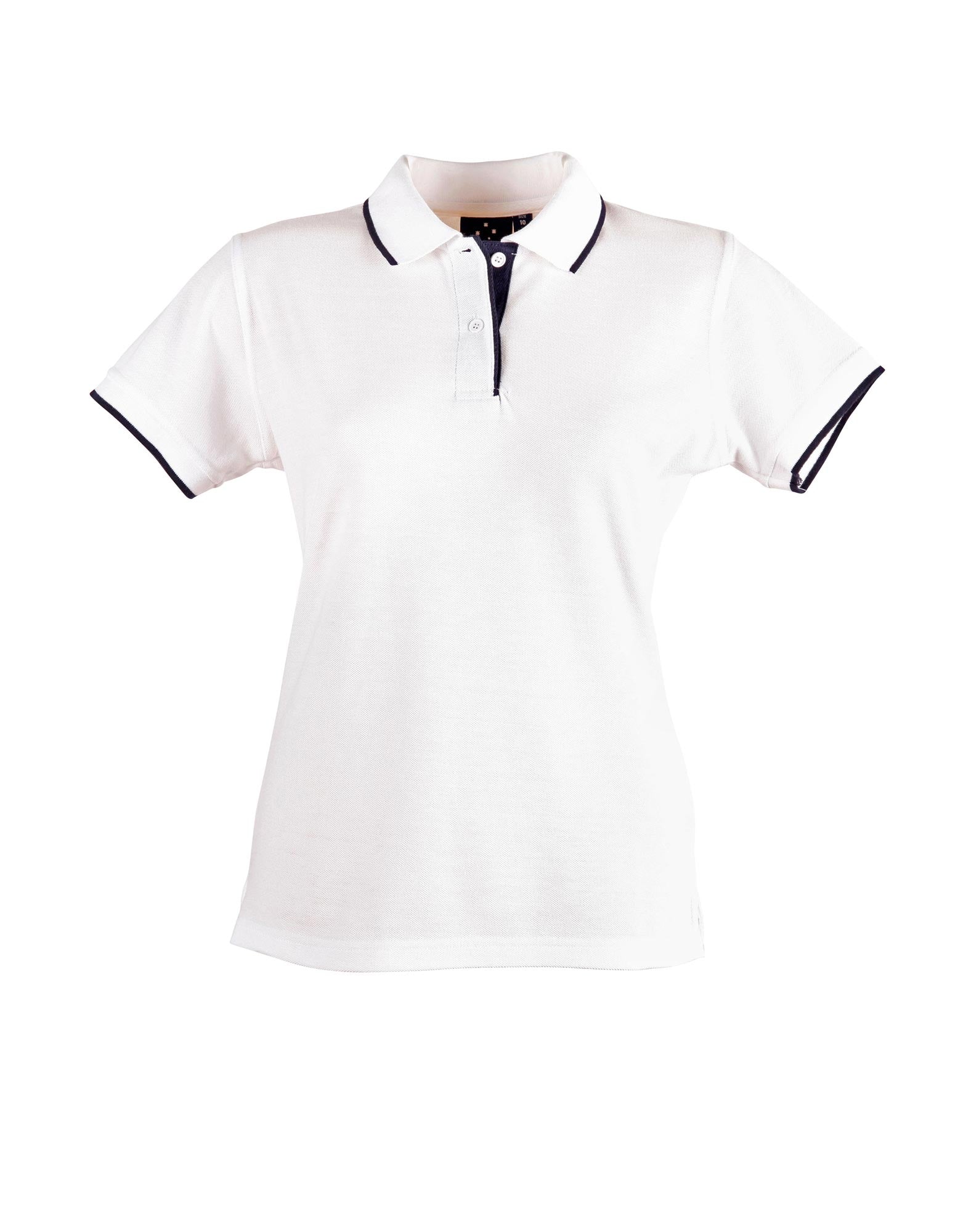 Ladies Contrast Pique Polo | 240gsm Poly-Cotton Polo with Embroidery or Custom Printing