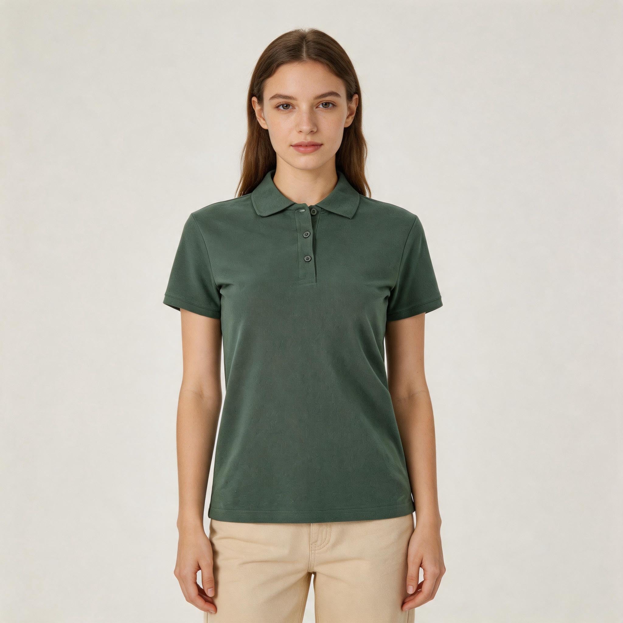 Ladies Soft Feel Stretch Polo | 200gsm Hard Wearing Polo with Embroidery or Custom Printing