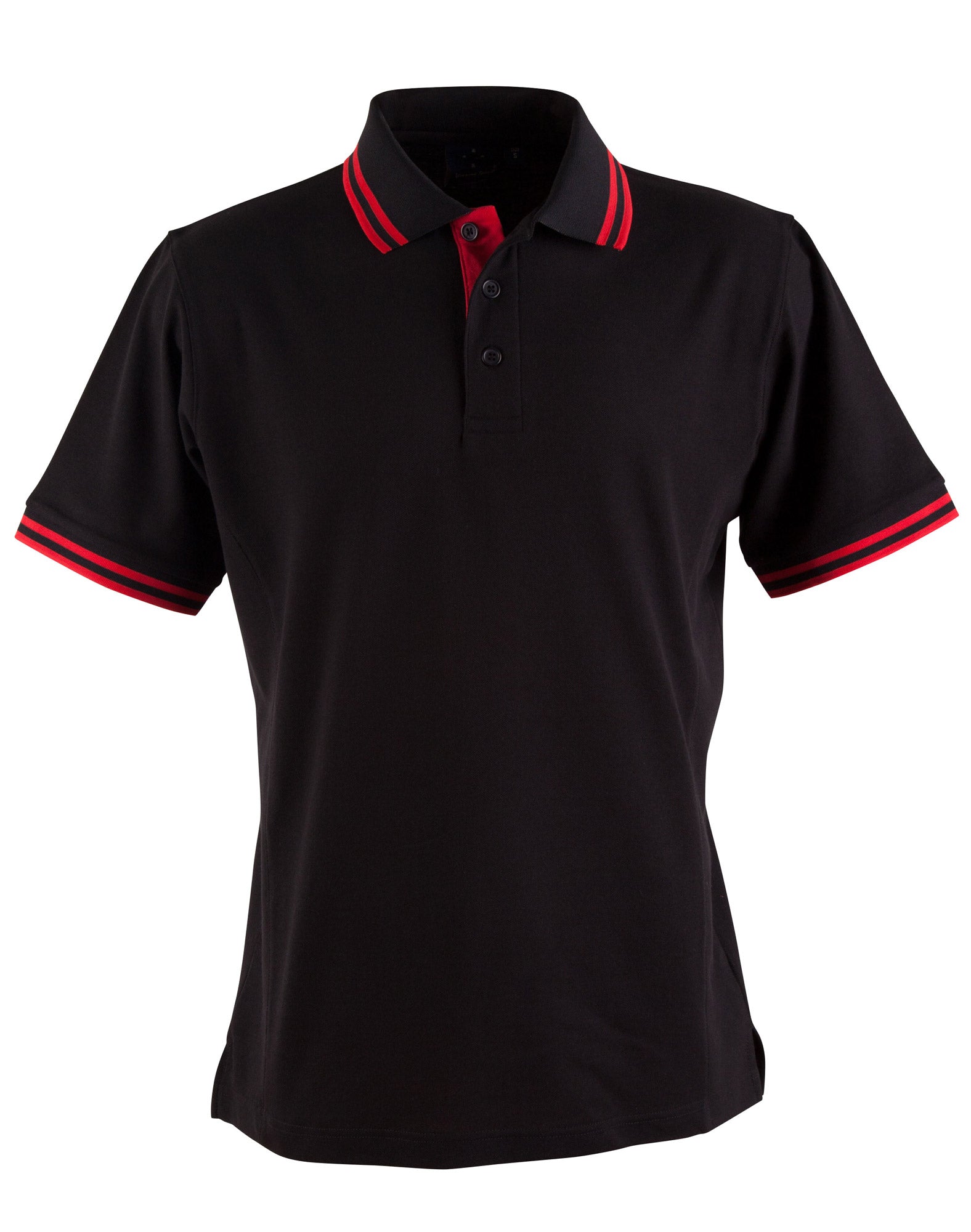 Mens TrueDry Contrast Pique Polo | 185gsm Cotton Blend with Embroidery or Custom Printing