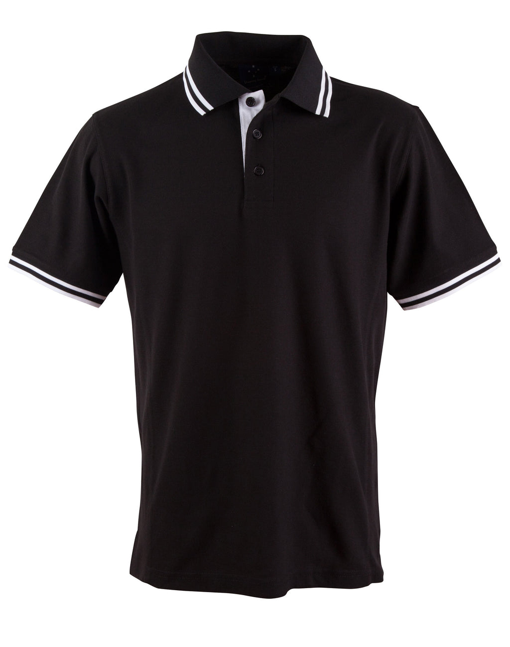 Mens TrueDry Contrast Pique Polo | 185gsm Cotton Blend with Embroidery or Custom Printing