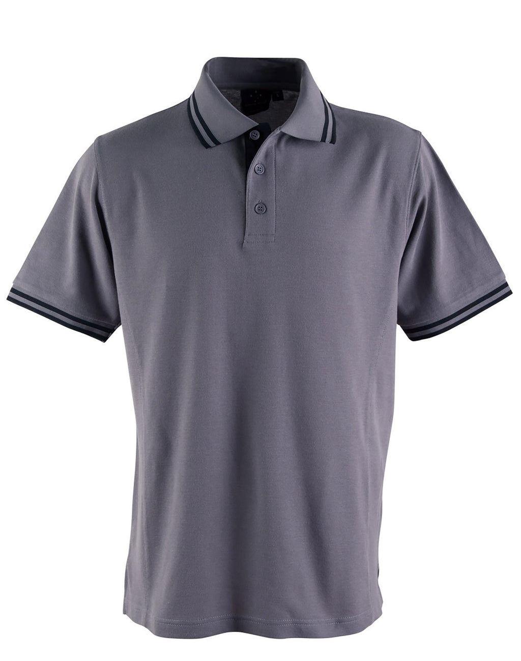 Mens TrueDry Contrast Pique Polo | 185gsm Cotton Blend with Embroidery or Custom Printing