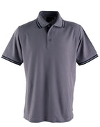 Mens TrueDry Contrast Pique Polo | 185gsm Cotton Blend with Embroidery or Custom Printing