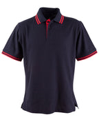 Mens TrueDry Contrast Pique Polo | 185gsm Cotton Blend with Embroidery or Custom Printing