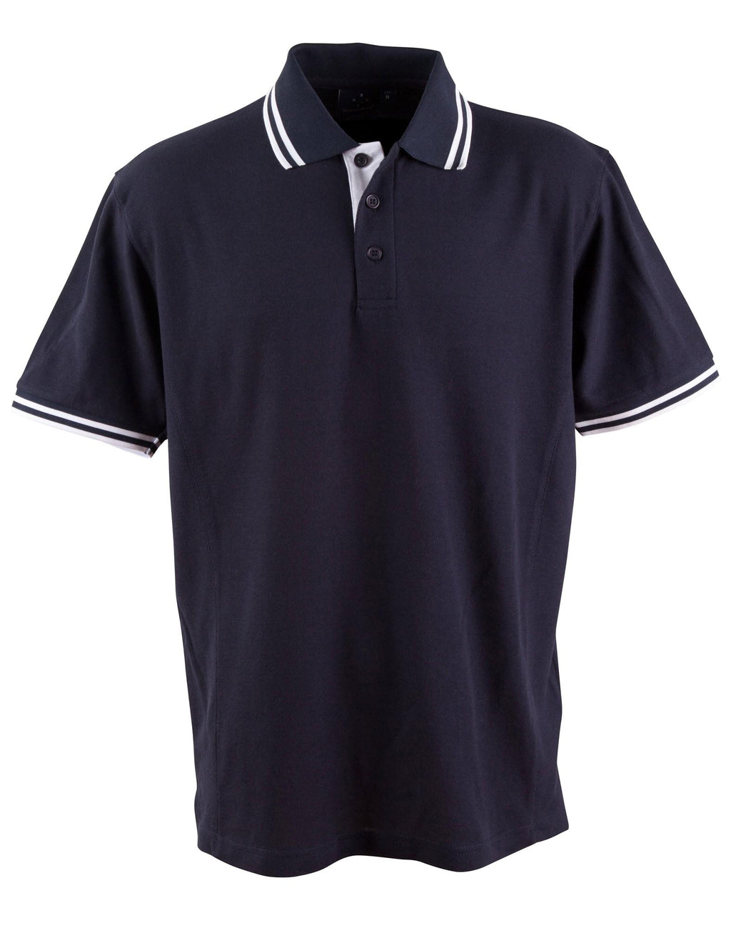 Mens TrueDry Contrast Pique Polo | 185gsm Cotton Blend with Embroidery or Custom Printing
