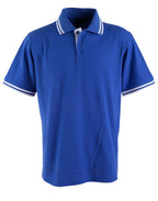 Mens TrueDry Contrast Pique Polo | 185gsm Cotton Blend with Embroidery or Custom Printing