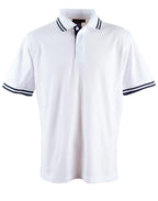 Mens TrueDry Contrast Pique Polo | 185gsm Cotton Blend with Embroidery or Custom Printing