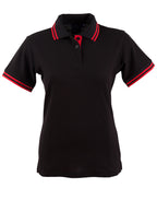 Ladies TrueDry Contrast Pique Polo | 185gsm Cotton Blend with Embroidery or Custom Printing