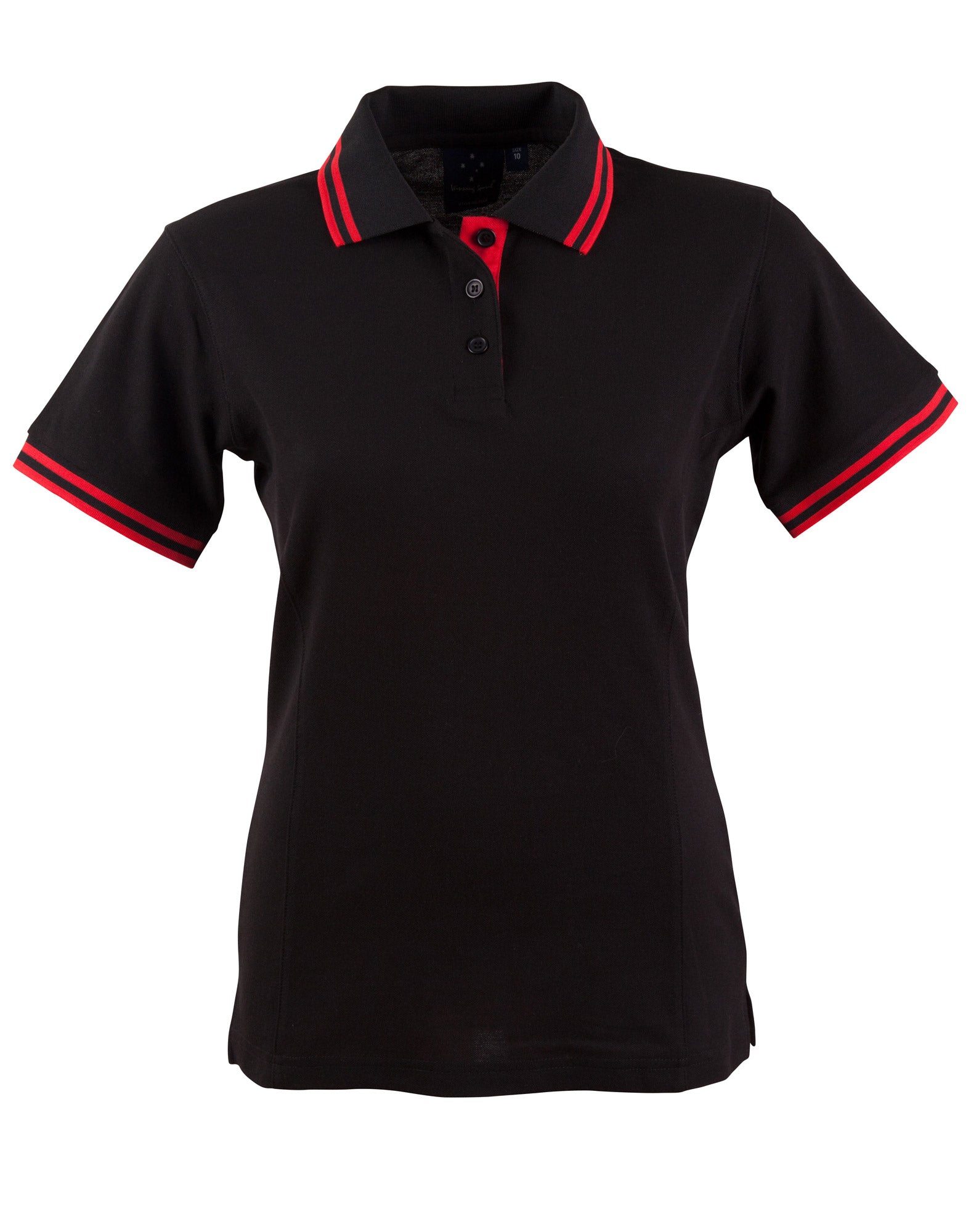 Ladies TrueDry Contrast Pique Polo | 185gsm Cotton Blend with Embroidery or Custom Printing