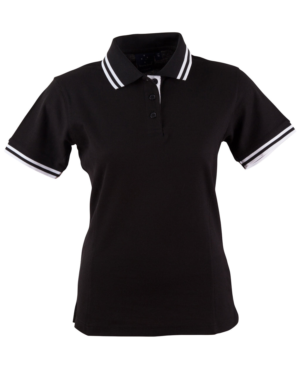 Ladies TrueDry Contrast Pique Polo | 185gsm Cotton Blend with Embroidery or Custom Printing