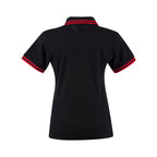 Ladies TrueDry Contrast Pique Polo | 185gsm Cotton Blend with Embroidery or Custom Printing