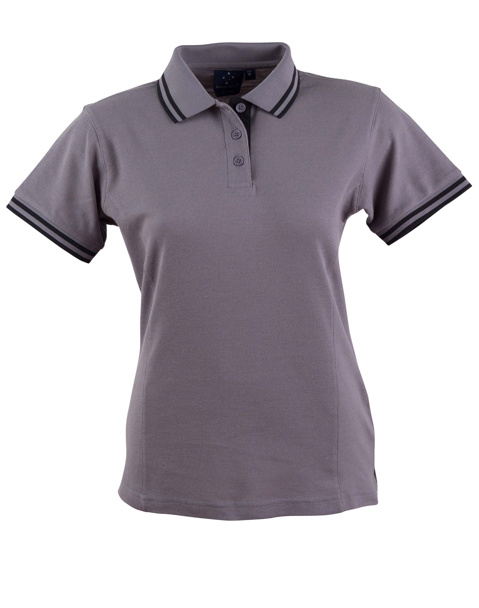 Ladies TrueDry Contrast Pique Polo | 185gsm Cotton Blend with Embroidery or Custom Printing