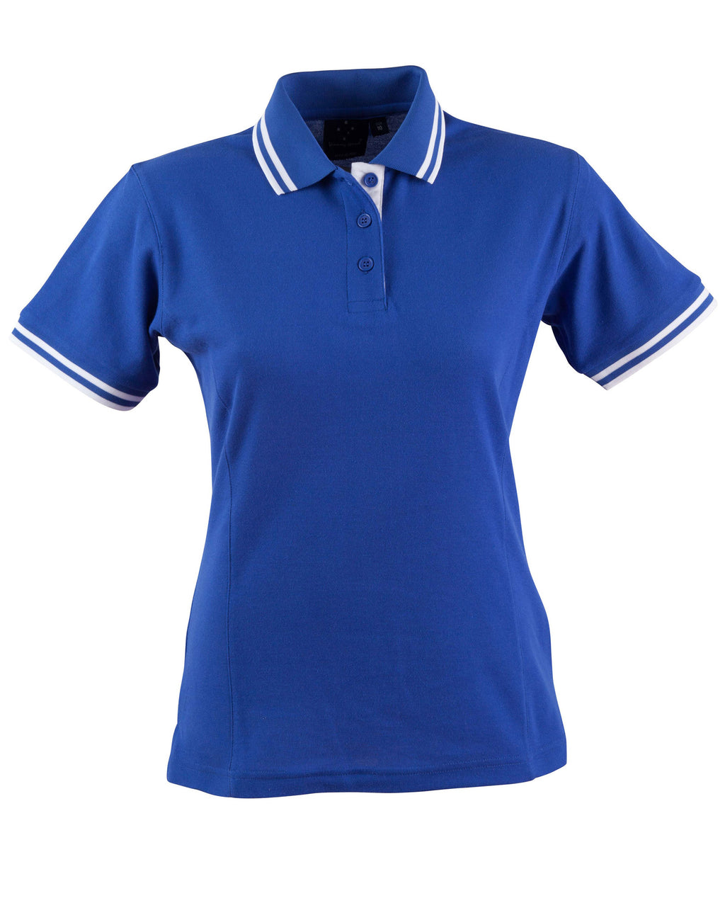 Ladies TrueDry Contrast Pique Polo | 185gsm Cotton Blend with Embroidery or Custom Printing